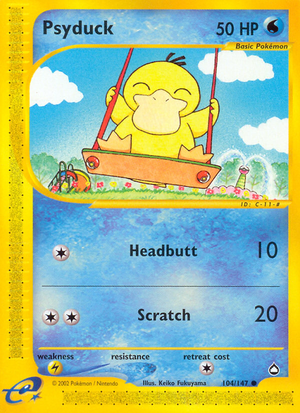 Psyduck (104/147) [Aquapolis] | Exor Games Summserside