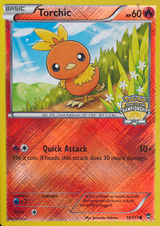 Torchic (12/111) (City Championship Promo) [XY: Furious Fists] | Exor Games Summserside