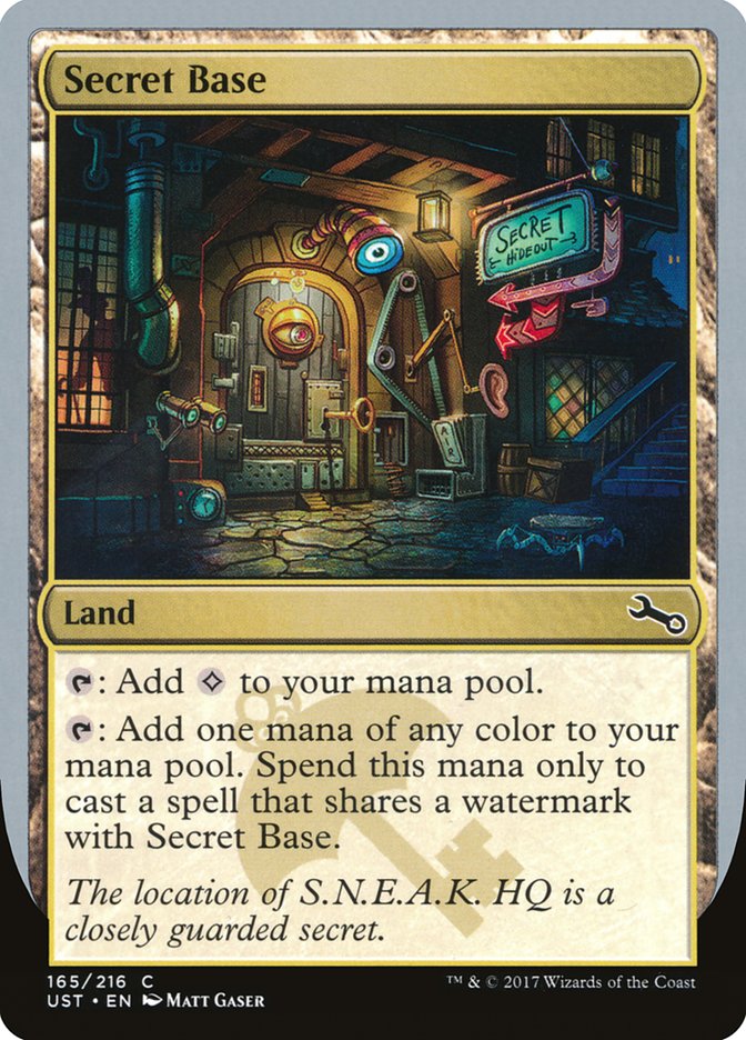 Secret Base (Artist: Matt Gaser) [Unstable] | Exor Games Summserside