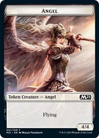 Angel // Cat (011) Double-sided Token [Core Set 2021 Tokens] | Exor Games Summserside