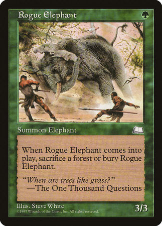 Rogue Elephant [Weatherlight] | Exor Games Summserside