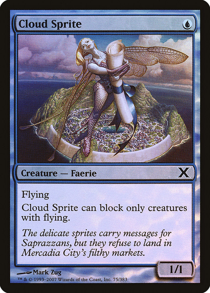 Cloud Sprite (Premium Foil) [Tenth Edition] | Exor Games Summserside