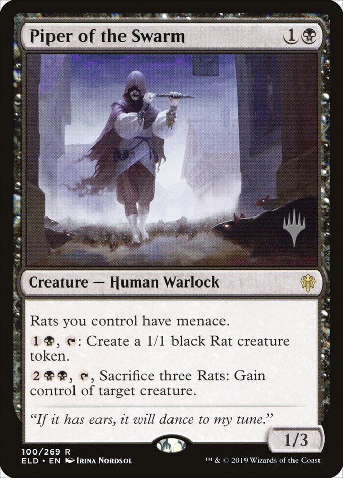 Piper of the Swarm (Promo Pack) [Throne of Eldraine Promos] | Exor Games Summserside