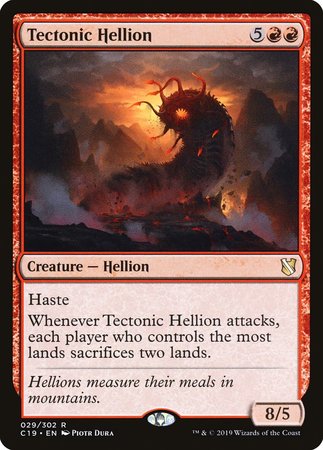 Tectonic Hellion [Commander 2019] | Exor Games Summserside