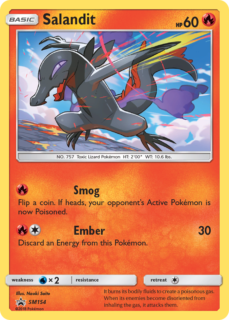 Salandit (SM154) [Sun & Moon: Black Star Promos] | Exor Games Summserside