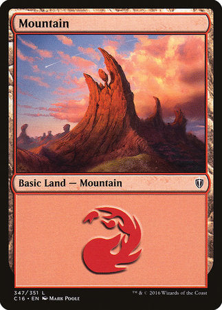 Mountain (347) [Commander 2016] | Exor Games Summserside