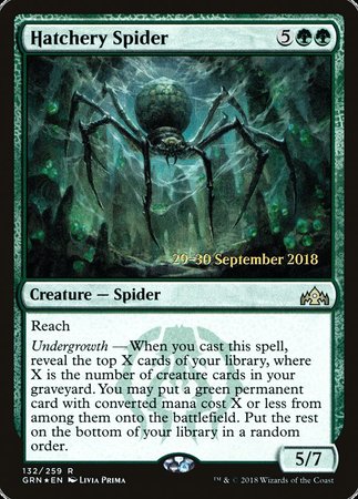 Hatchery Spider [Guilds of Ravnica Promos] | Exor Games Summserside