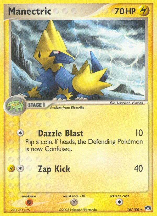 Manectric (16/106) [EX: Emerald] | Exor Games Summserside