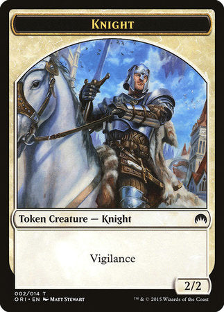 Knight Token [Magic Origins Tokens] | Exor Games Summserside