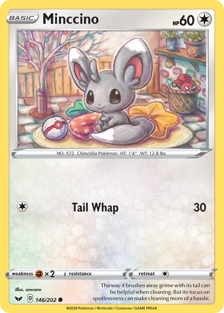 Minccino (146/202) [Sword & Shield: Base Set] | Exor Games Summserside