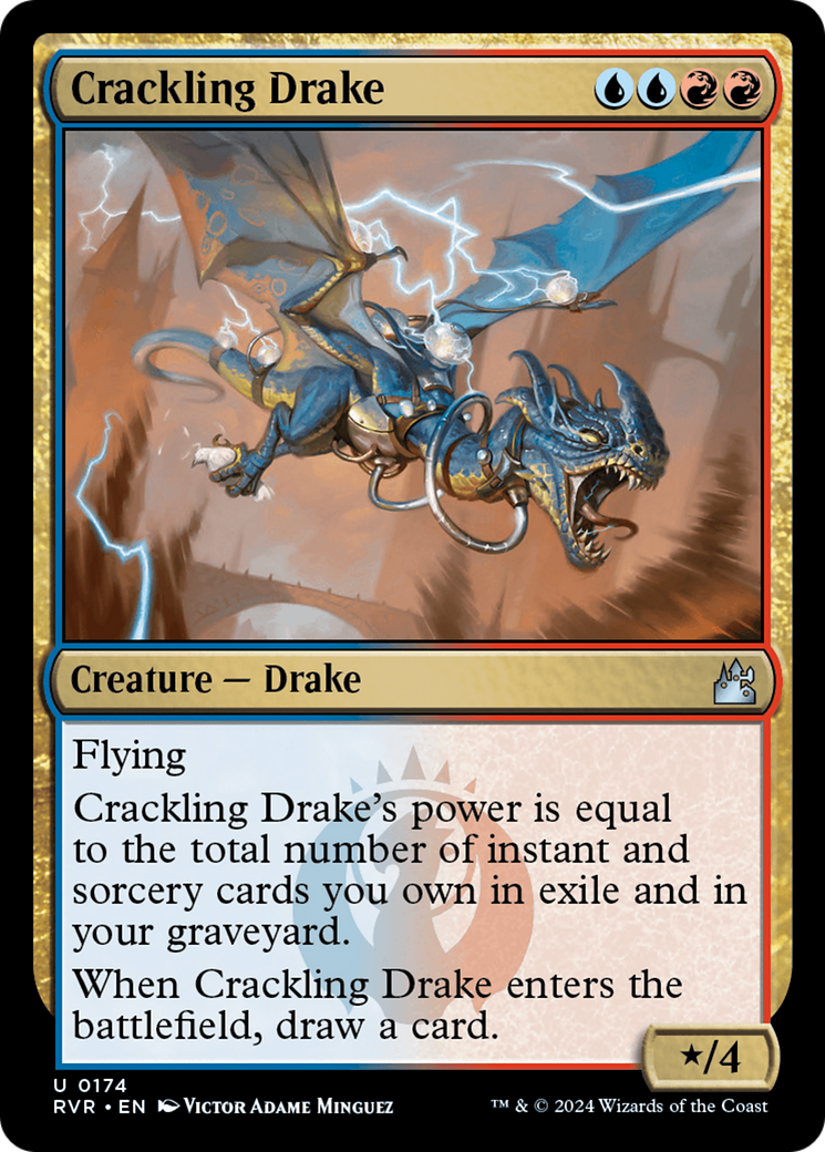 Crackling Drake [Ravnica Remastered] | Exor Games Summserside