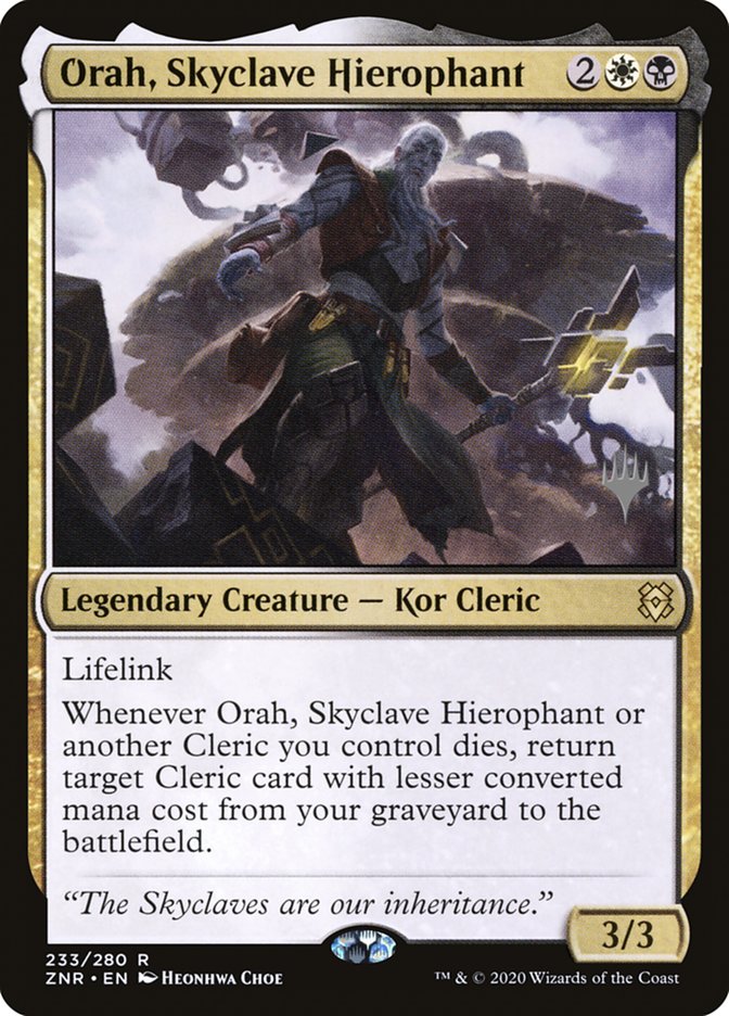 Orah, Skyclave Hierophant (Promo Pack) [Zendikar Rising Promos] | Exor Games Summserside