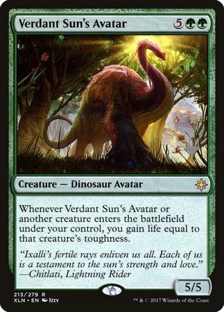 Verdant Sun's Avatar [Ixalan Promos] | Exor Games Summserside