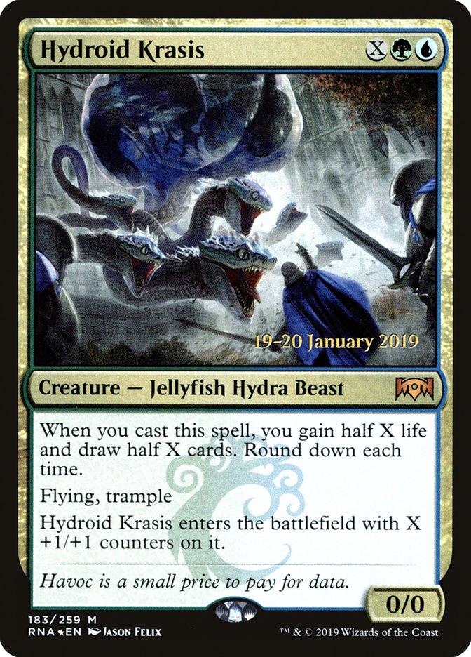 Hydroid Krasis [Ravnica Allegiance Prerelease Promos] | Exor Games Summserside