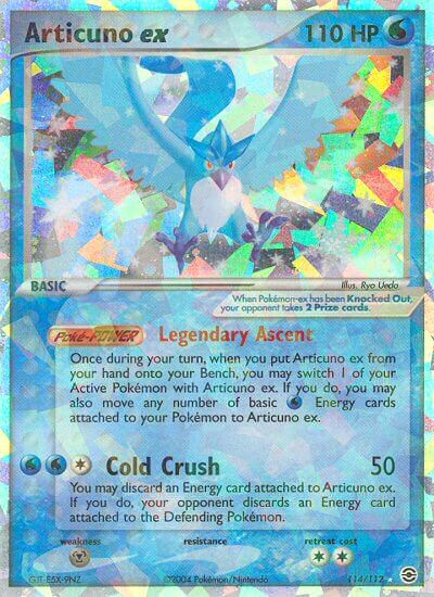 Articuno ex (114/112) [EX: FireRed & LeafGreen] | Exor Games Summserside