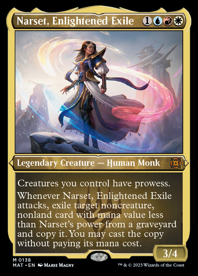 Narset, Enlightened Exile (Foil Etched) [March of the Machine: The Aftermath] | Exor Games Summserside