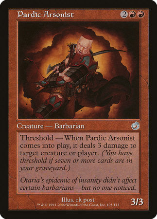 Pardic Arsonist [Torment] | Exor Games Summserside