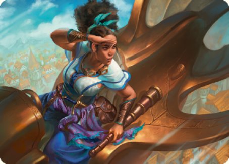 Talas Lookout Art Card [Dominaria United Art Series] | Exor Games Summserside