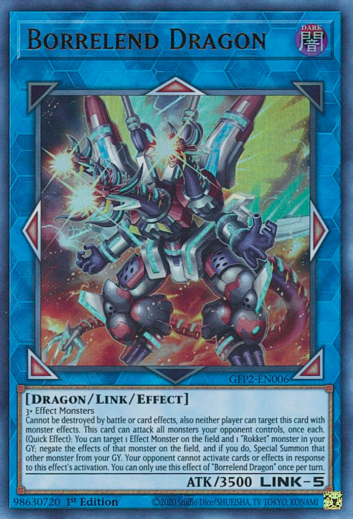 Borrelend Dragon [GFP2-EN006] Ultra Rare | Exor Games Summserside