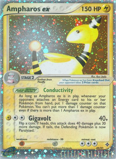 Ampharos ex (89/97) [EX: Dragon] | Exor Games Summserside