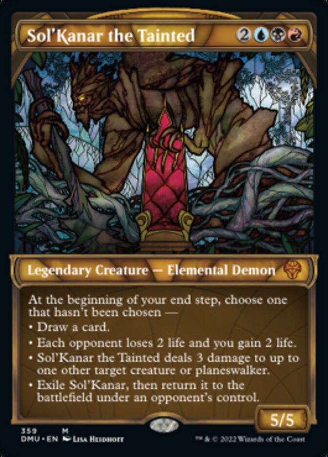 Sol'Kanar the Tainted (Showcase Textured) [Dominaria United] | Exor Games Summserside