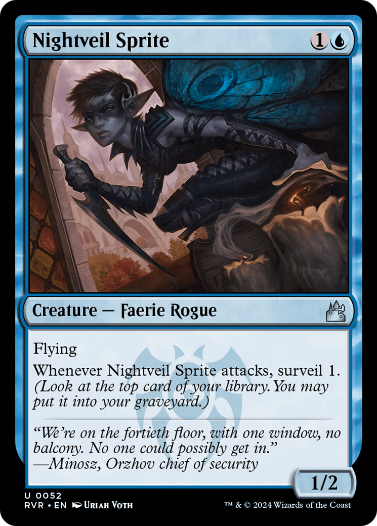 Nightveil Sprite [Ravnica Remastered] | Exor Games Summserside