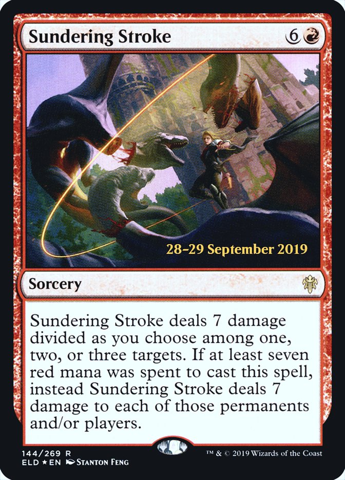 Sundering Stroke  [Throne of Eldraine Prerelease Promos] | Exor Games Summserside