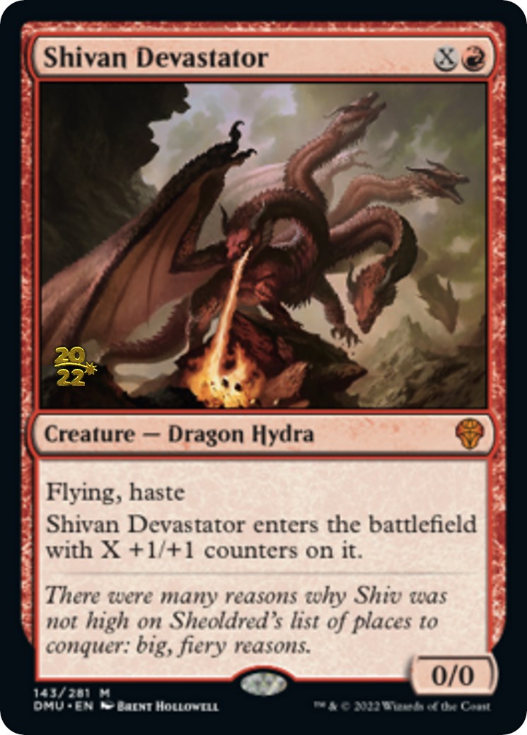 Shivan Devastator [Dominaria United Prerelease Promos] | Exor Games Summserside