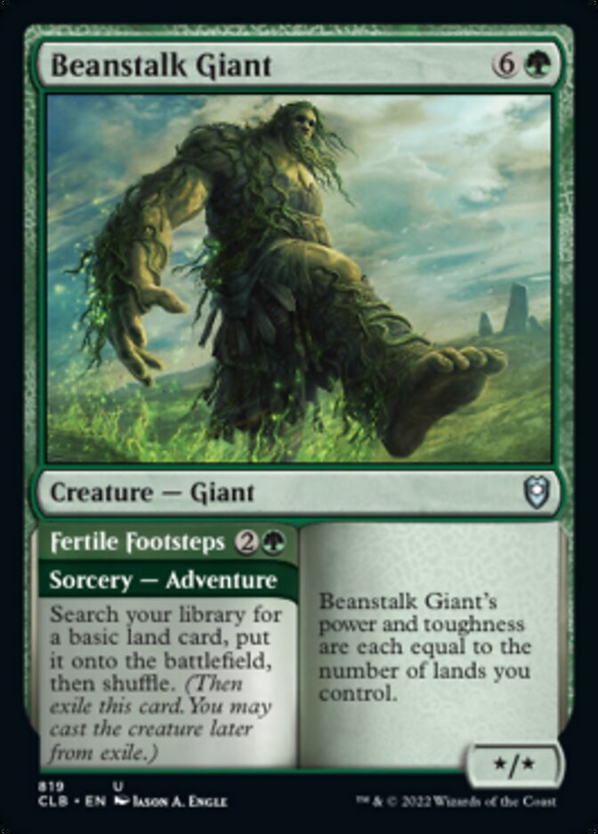 Beanstalk Giant // Fertile Footsteps [Commander Legends: Battle for Baldur's Gate] | Exor Games Summserside