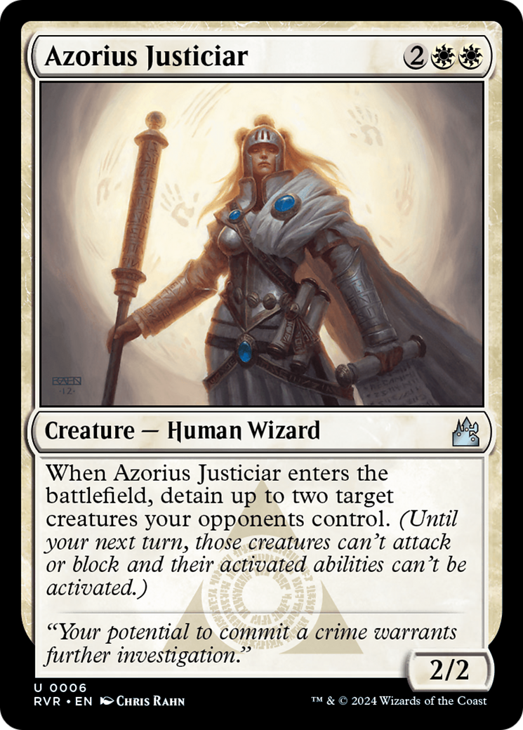 Azorius Justiciar [Ravnica Remastered] | Exor Games Summserside