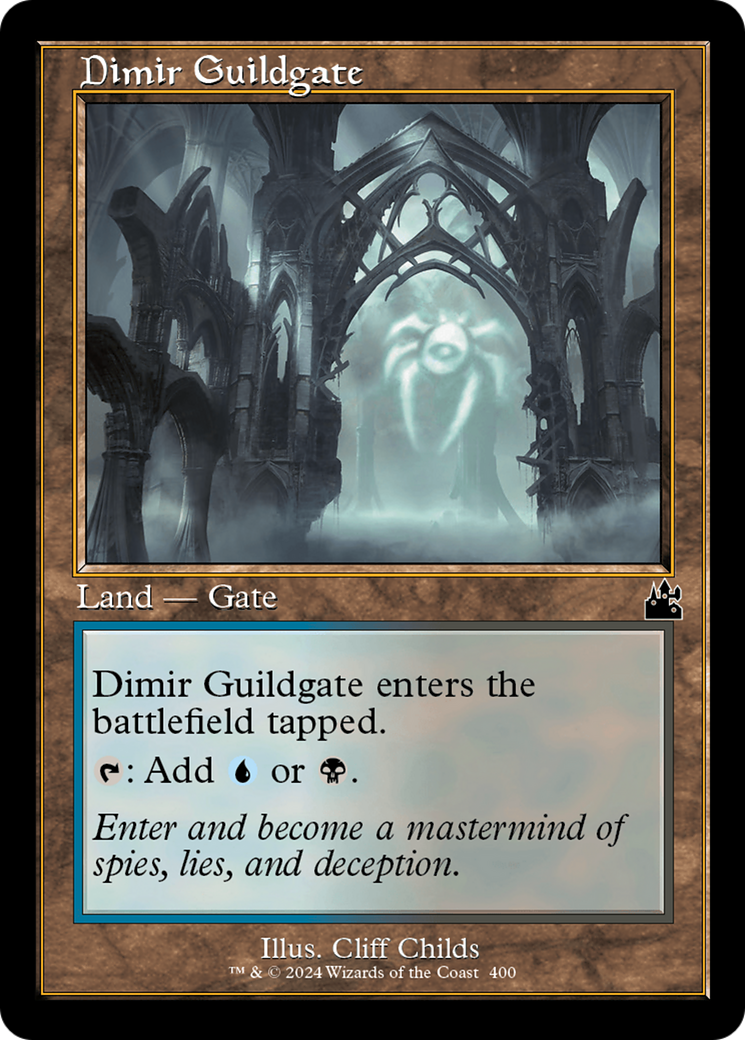 Dimir Guildgate (Retro Frame) [Ravnica Remastered] | Exor Games Summserside