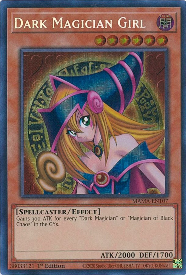 Dark Magician Girl [MAMA-EN107] Secret Pharaoh's Rare | Exor Games Summserside