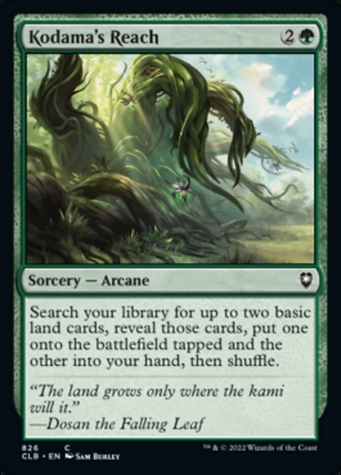 Kodama's Reach [Commander Legends: Battle for Baldur's Gate] | Exor Games Summserside