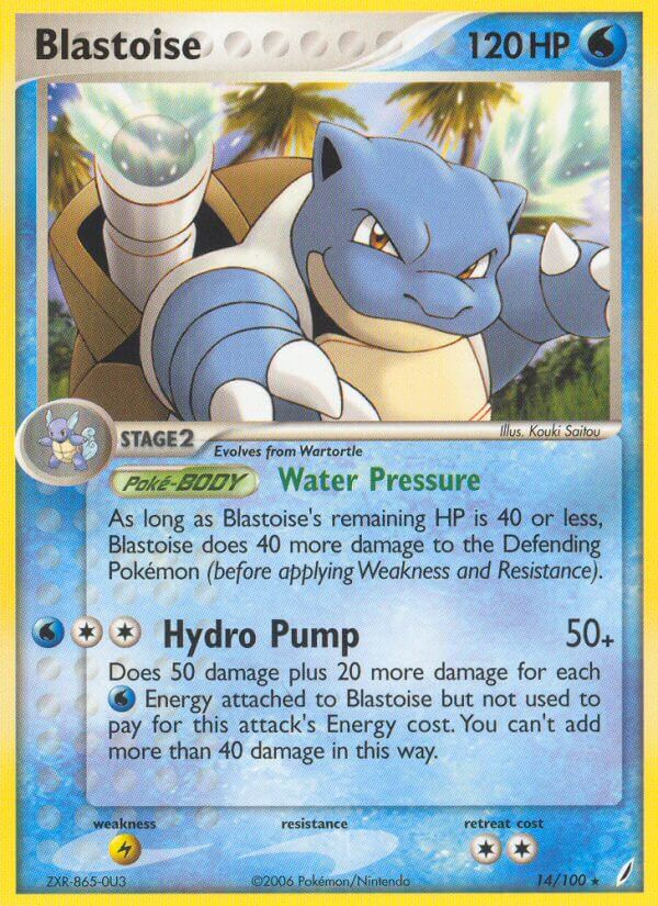 Blastoise (14/100) (Theme Deck Exclusive) [EX: Crystal Guardians] | Exor Games Summserside