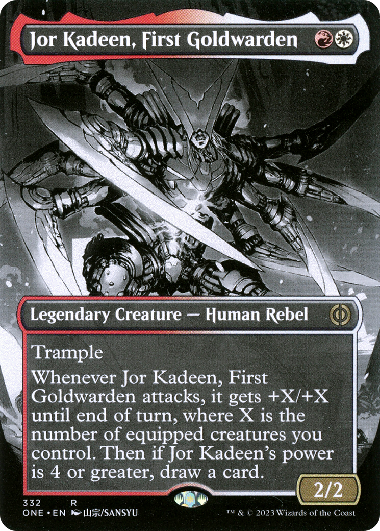 Jor Kadeen, First Goldwarden (Borderless Manga) [Phyrexia: All Will Be One] | Exor Games Summserside