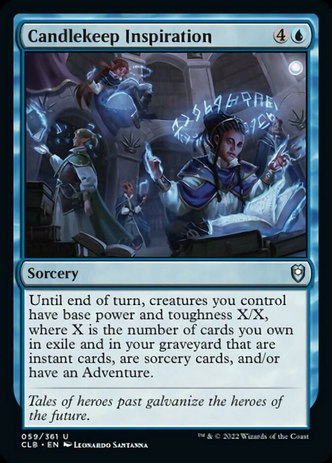 Candlekeep Inspiration [Commander Legends: Battle for Baldur's Gate] | Exor Games Summserside