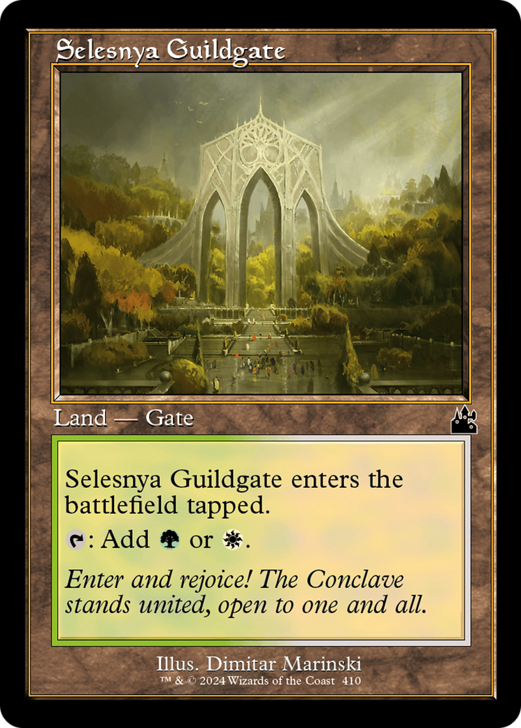 Selesnya Guildgate (Retro Frame) [Ravnica Remastered] | Exor Games Summserside