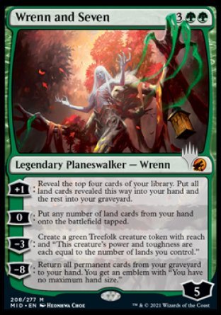 Wrenn and Seven (Promo Pack) [Innistrad: Midnight Hunt Promos] | Exor Games Summserside