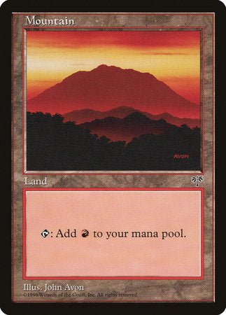 Mountain (Red) [Mirage] | Exor Games Summserside