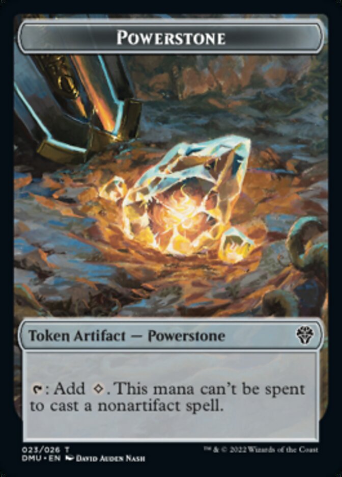 Powerstone Token [Dominaria United Tokens] | Exor Games Summserside