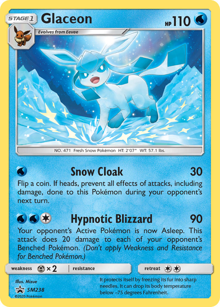 Glaceon (SM238) [Sun & Moon: Black Star Promos] | Exor Games Summserside