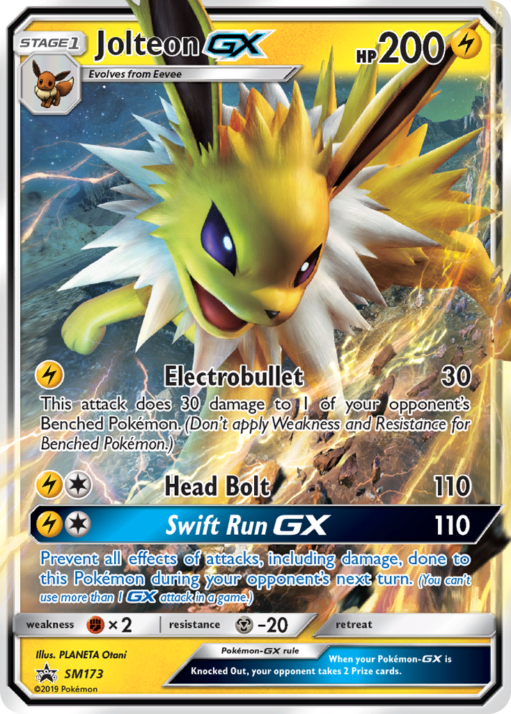 Jolteon GX (SM173) [Sun & Moon: Black Star Promos] | Exor Games Summserside