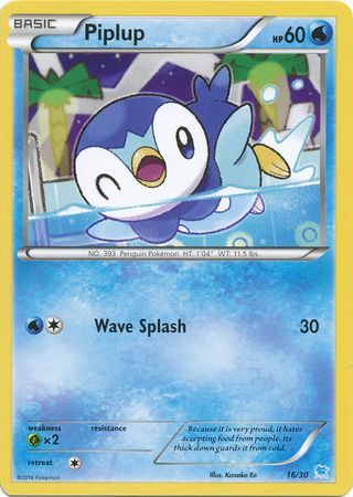 Piplup (16/30) [XY: Trainer Kit 3 - Suicune] | Exor Games Summserside