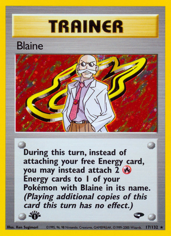 Blaine (17/132) [Gym Challenge 1st Edition] | Exor Games Summserside