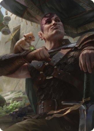Minsc & Boo, Timeless Heroes Art Card (38) [Commander Legends: Battle for Baldur's Gate Art Series] | Exor Games Summserside