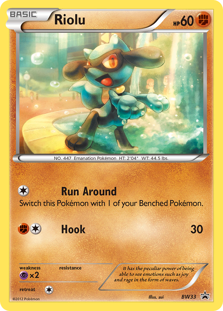 Riolu (BW33) [Black & White: Black Star Promos] | Exor Games Summserside