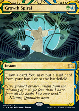 Growth Spiral (Etched Foil) [Strixhaven Mystical Archive] | Exor Games Summserside