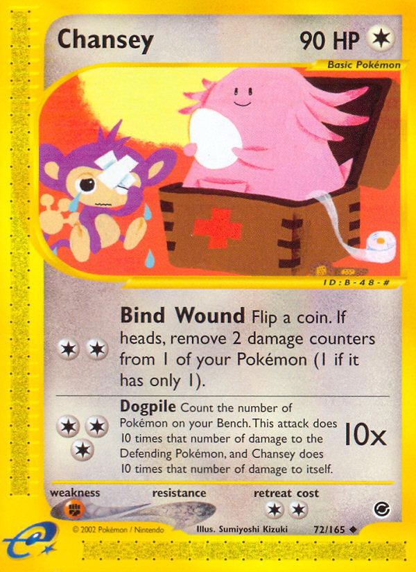 Chansey (72/165) [Expedition: Base Set] | Exor Games Summserside