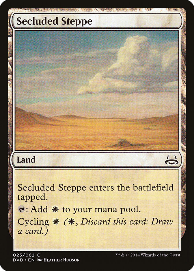 Secluded Steppe (Divine vs. Demonic) [Duel Decks Anthology] | Exor Games Summserside