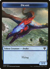 Human Soldier (005) // Drake Double-sided Token [Commander 2020 Tokens] | Exor Games Summserside